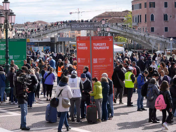 Venice, Italy, is dealing with an overtourism crisis. 