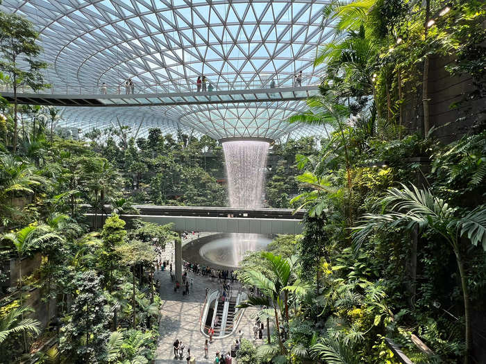 With plenty of hotels and food options, Singapore Changi Airport is ideal for an early flight, Ott said.