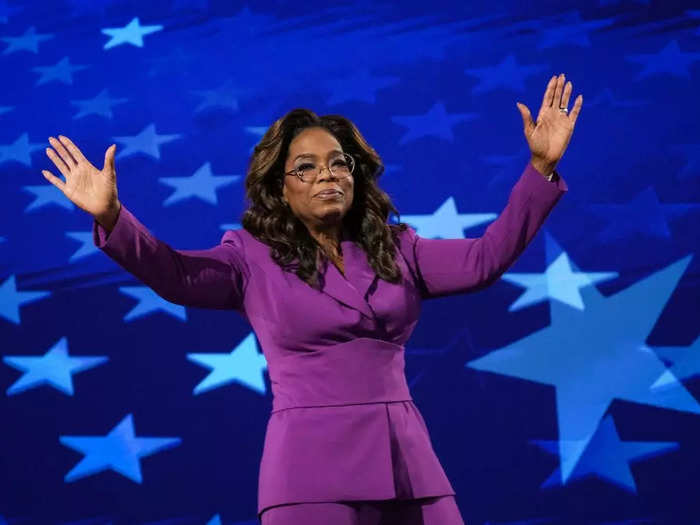 Oprah Winfrey made a surprise appearance in which she urged voters to "choose common sense over nonsense."