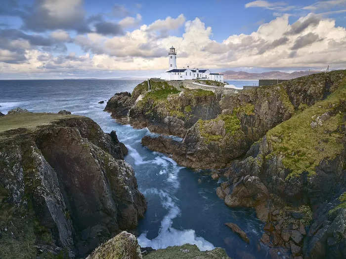 Fanad Lighthouse in Ireland was built in 1817 following a deadly ship wreckage five years earlier.