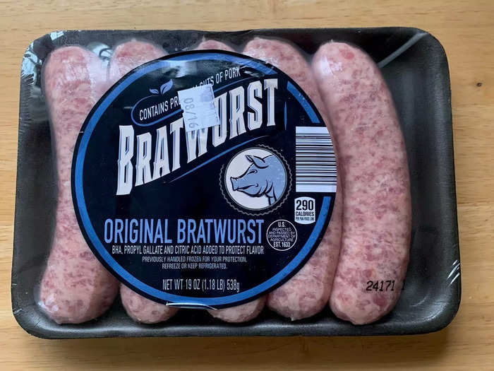 Regular brats: $2.99