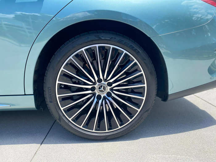 My test car came equipped with these 20-inch AMG multi-spoke wheels