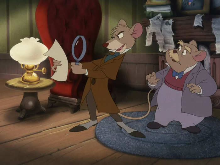 "The Great Mouse Detective" (1992) is based on the stories of Sherlock Holmes.