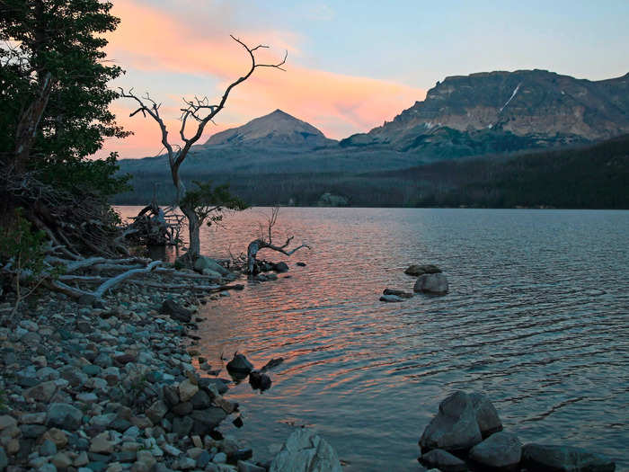 Avoid crowds on the eastern side of Glacier National Park.