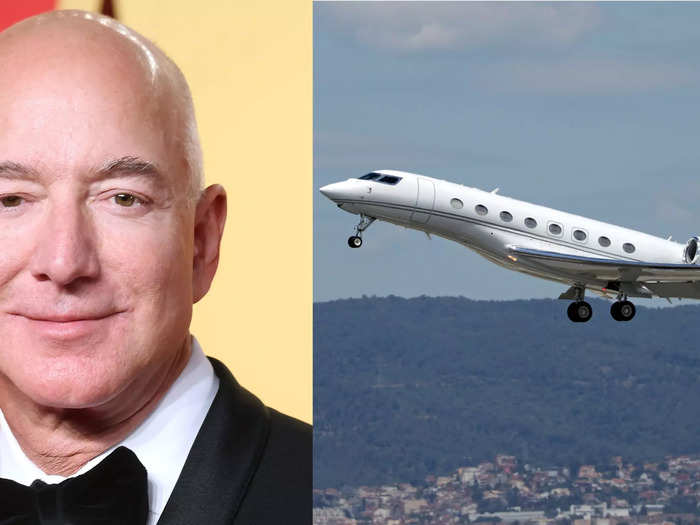 The Gulfstream would be Bezos