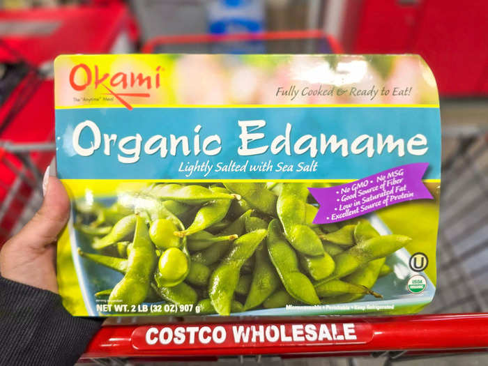 The Okami organic edamame pairs well with so many meals.