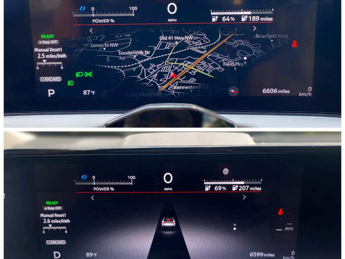 10. Digital gauge display