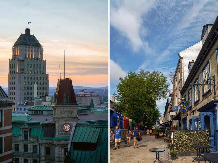 The Old Québec neighborhood in Québec City made me feel like I was in Europe without the long-haul flight.