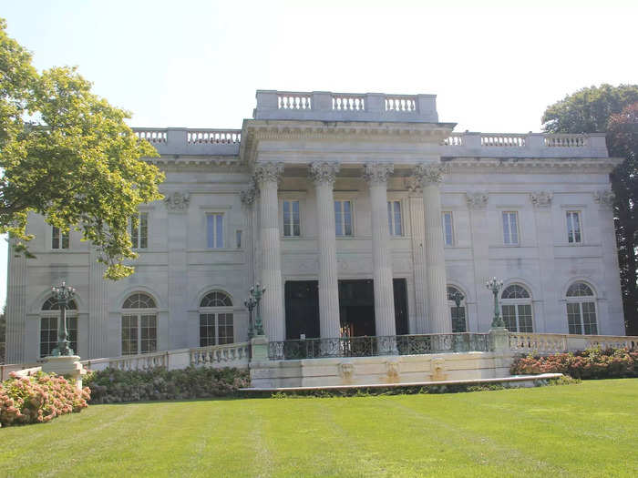 Completed in 1892, Marble House is a 50-room, 140,000-square-foot summer home that belonged to William K. Vanderbilt and Alva Vanderbilt.