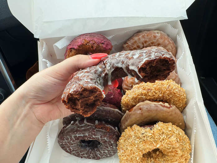 I could really taste the sea salt, which gave this doughnut a dynamic flavor profile. 