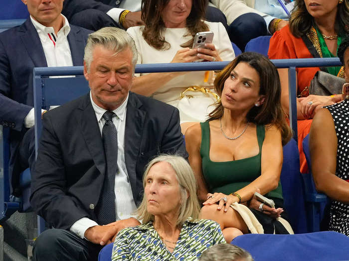 Actor Alec Baldwin and his wife, Hilaria Baldwin, attended the tournament, too.