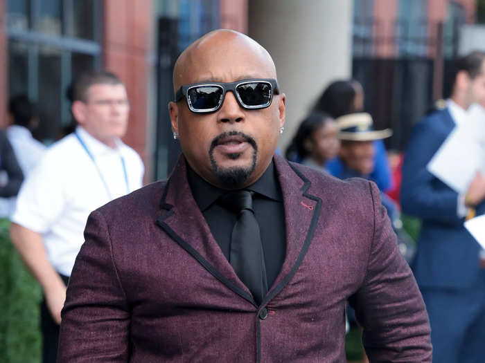 Businessman Daymond John of "Shark Tank" was also spotted on day one of the US Open.