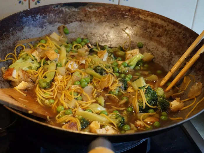 Turn your instant ramen into a salad or stir-fry.