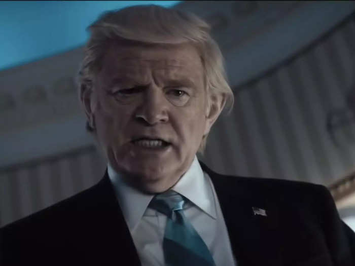 Brendan Gleeson played President Donald Trump in Showtime