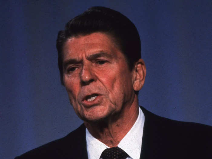 The film recreated Reagan