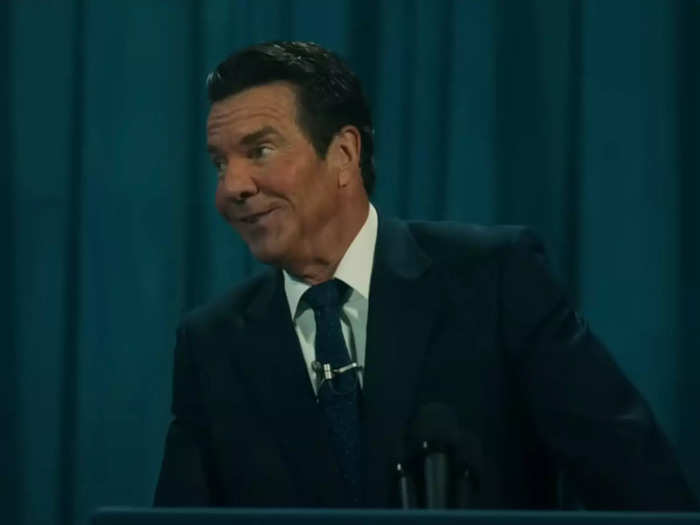 Dennis Quaid portrayed Reagan in the 2024 biopic "Reagan."