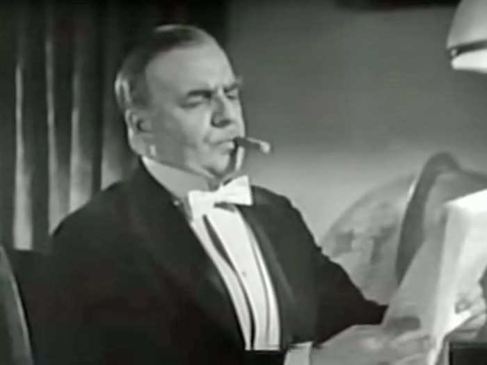 President William McKinley, played by Frank Conroy, tried to stop some bank robbers in the 1937 movie "This Is My Affair."