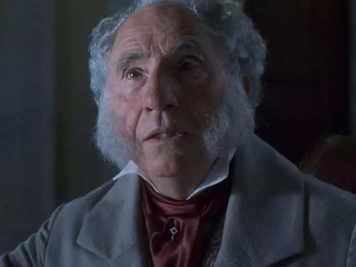 President Martin Van Buren was also a character in "Amistad," played by Nigel Hawthorne.