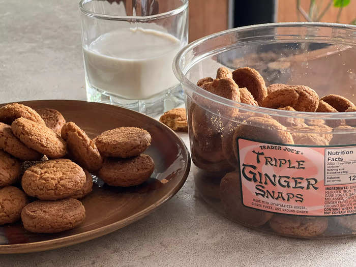 The triple-ginger snaps from Trader Joe’s taste homemade.