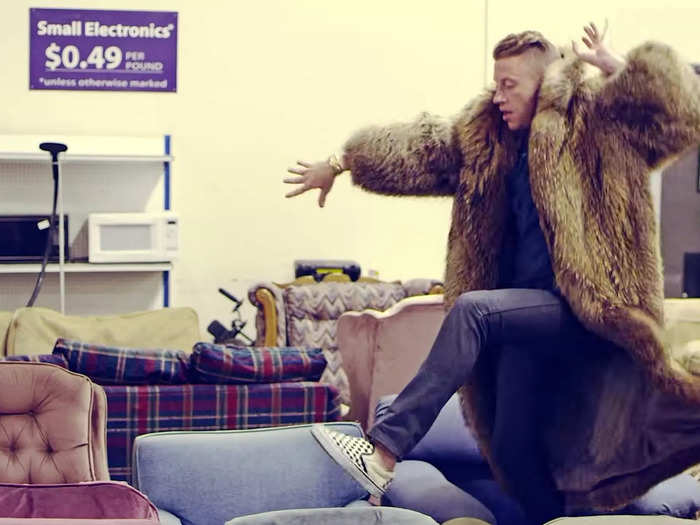 "Thrift Shop" by Macklemore & Ryan Lewis is a novelty rap hit that didn