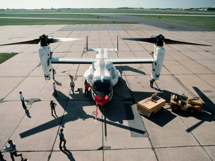 Test flying the Osprey