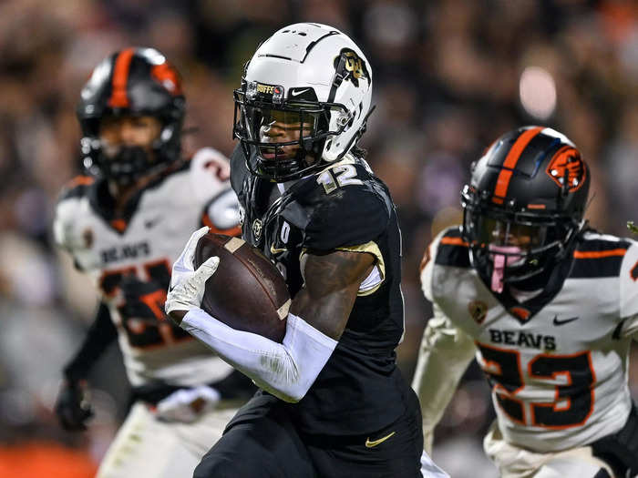 4. University of Colorado wide receiver and cornerback Travis Hunter has an estimated NIL Valuation of $2.7 million.