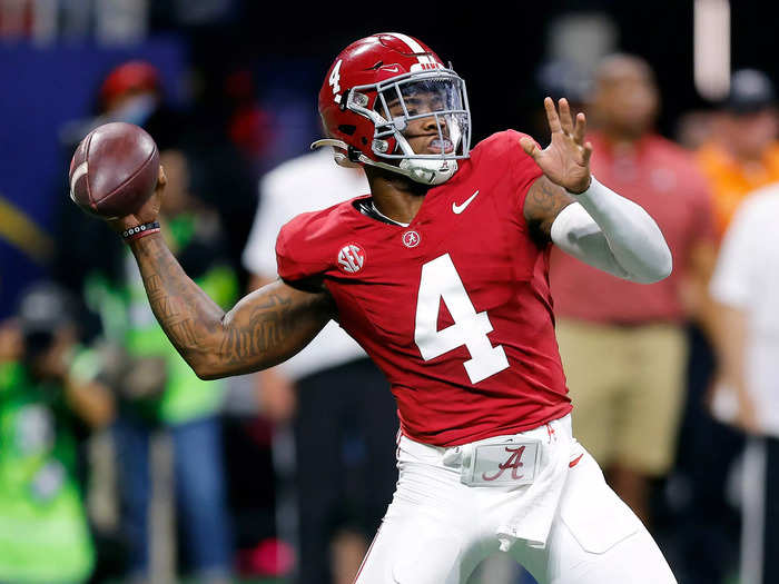 5. University of Alabama quarterback Jalen Milroe has an estimated NIL Valuation of $1.7 million, up from $1.6 million in March.