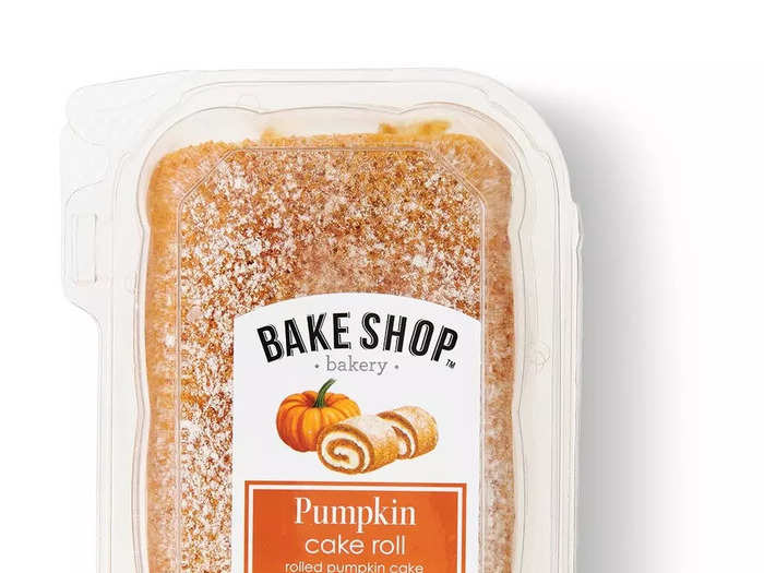 Lean into fall flavors with the Bake Shop pumpkin cake roll.