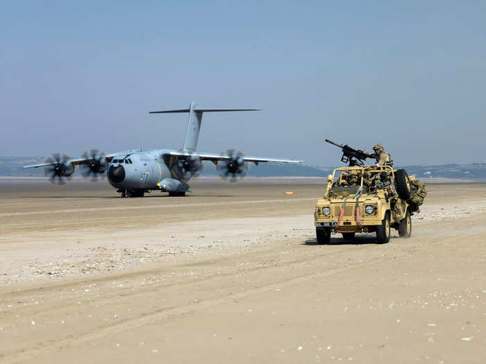 These allow the plane to land on worn-out runways or even beaches.