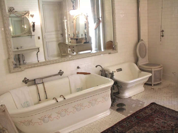 The bathrooms at The Elms were the height of luxury in the Gilded Age.