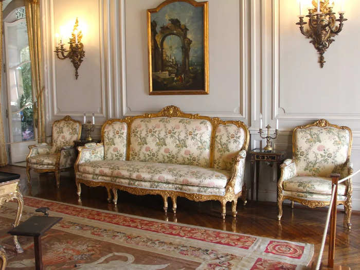 Interior designer Jules Allard created custom Louis XV-style furniture for The Elms