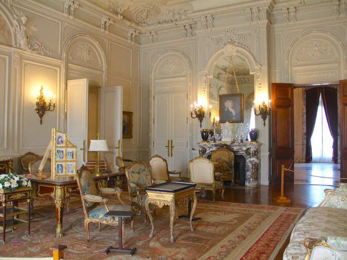 The Drawing Room was decorated to look like it came straight out of 18th-century France.