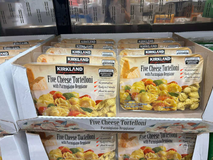 I crave the Kirkland Signature five-cheese tortellini when I want something that tastes fresh and cheesy.