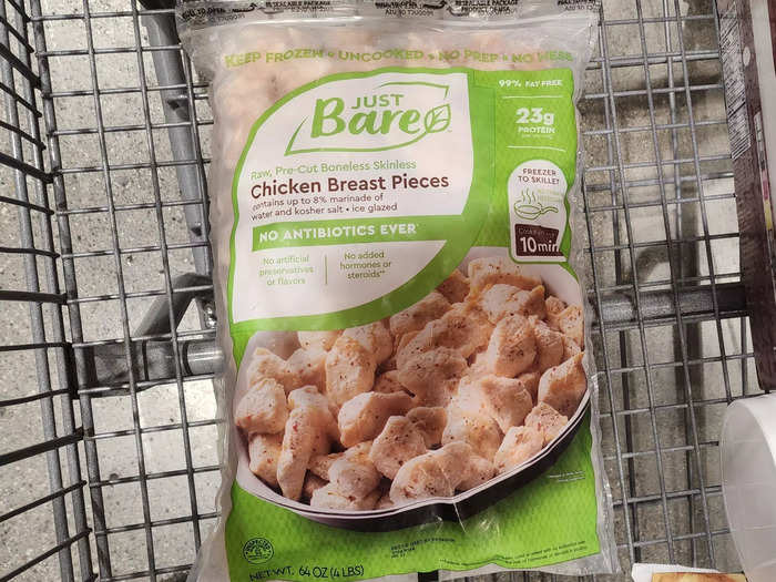 The Just Bare chicken-breast pieces save me a lot of time in the kitchen.