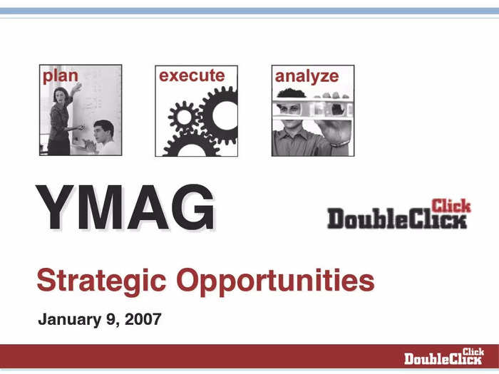 DoubleClick was pitching its business to the biggest players in adtech at the time: Yahoo, Microsoft, AOL, and Google.