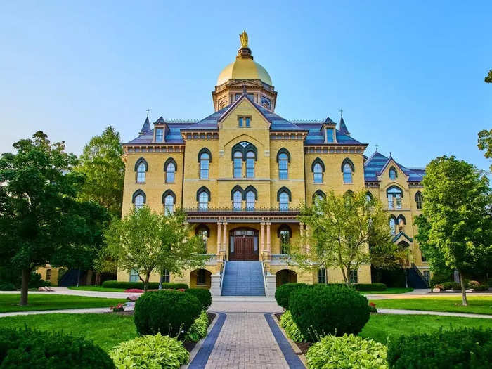 INDIANA: University of Notre Dame in South Bend