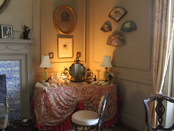 Her bedroom also featured a Boudoir, which Edith Wetmore used as a dressing room.