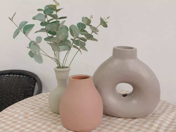 Chic ceramics are a wonderful way to add interest to a room.