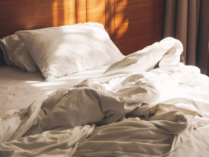 Linen bedding is dreamy, understated, and comfortable.