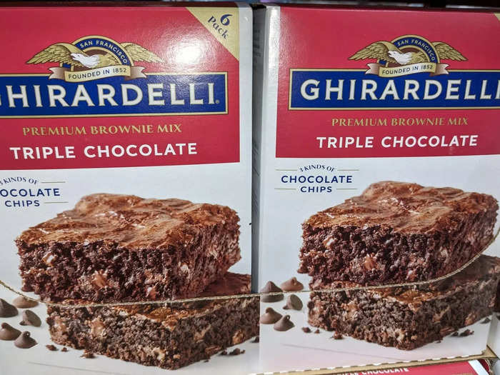 Ghiradelli brownie mix is always a win.