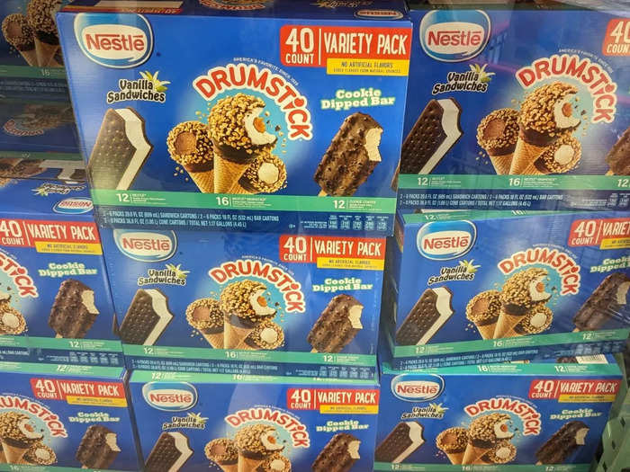 The variety pack of Nestlé ice cream is a great buy. 