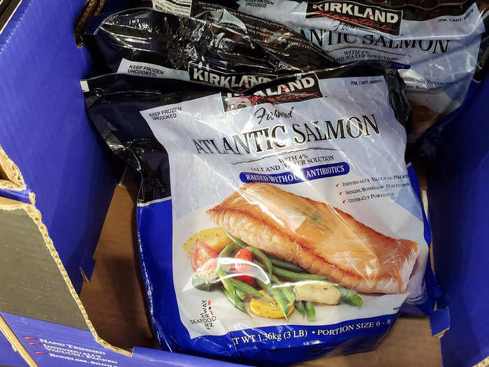 Kirkland Signature salmon is quite affordable for us. 