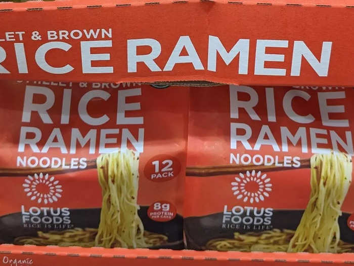 Lotus Foods millet-and-brown-rice ramen is a gluten-free staple for us.