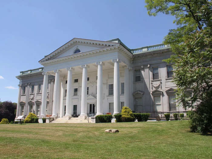 Staatsburgh, a 79-room mansion in Staatsburg, New York, belonged to socialite Ruth Livingston Mills and her financier husband, Ogden Mills.