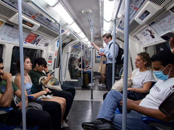 Tourists take the Tube short distances around Central London, but it