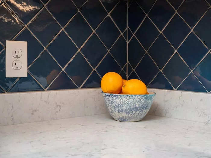 A complementary color scheme throughout the kitchen can quickly lose its zest.