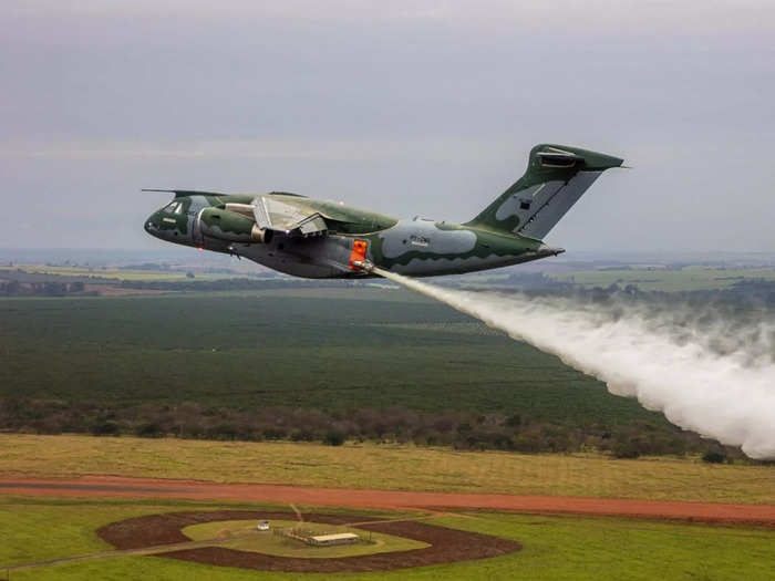 Thousands of gallons of retardant and water can be dropped on fires.