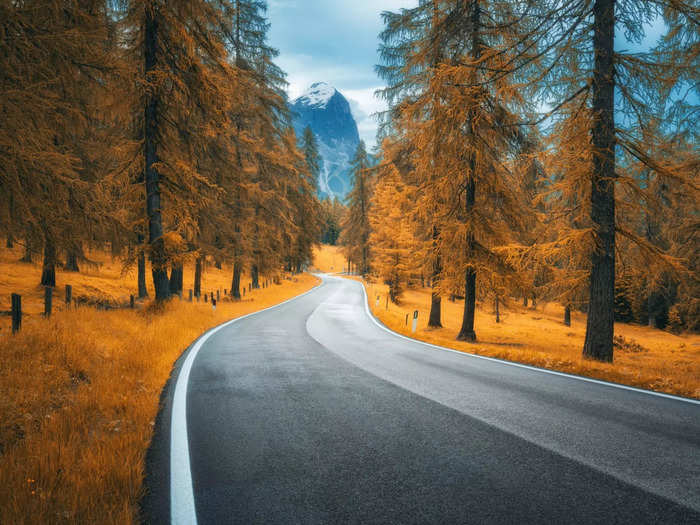 The Dolomites tend to be quieter before the winter ski rush.