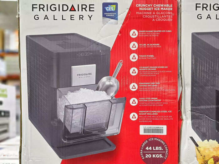 If you make drinks at home, it might be worth getting the Frigidaire Gallery nugget-ice maker.