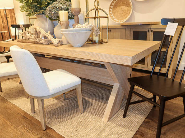 I love the details of the Toscana extending dining table.